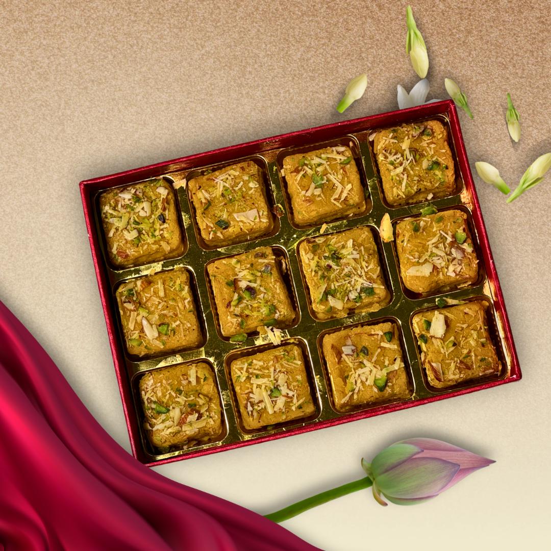 Besan Malai Barfi