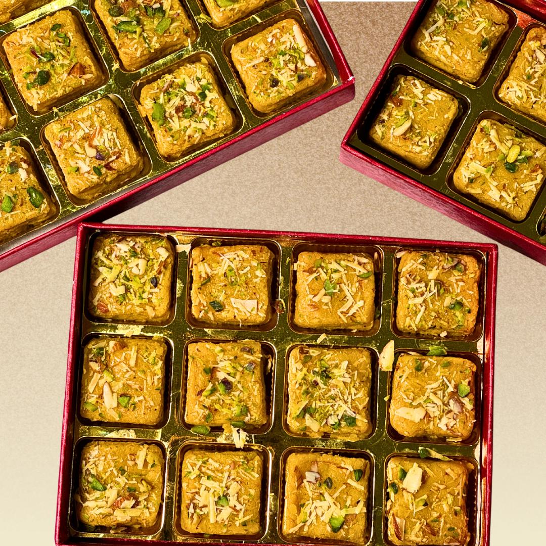 Besan Malai Barfi
