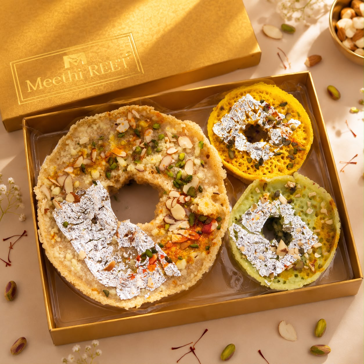 Assorted Ghevar Box - 850g